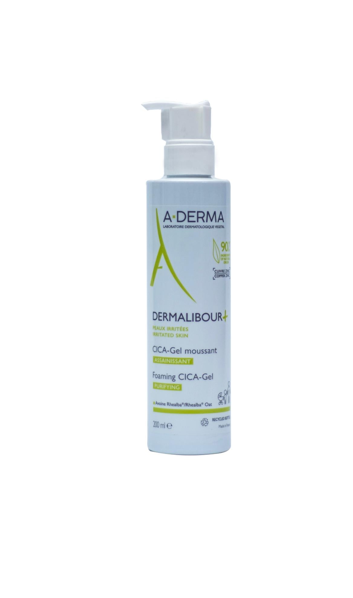 Aderma dermalibour -cica gel moussant 200ml