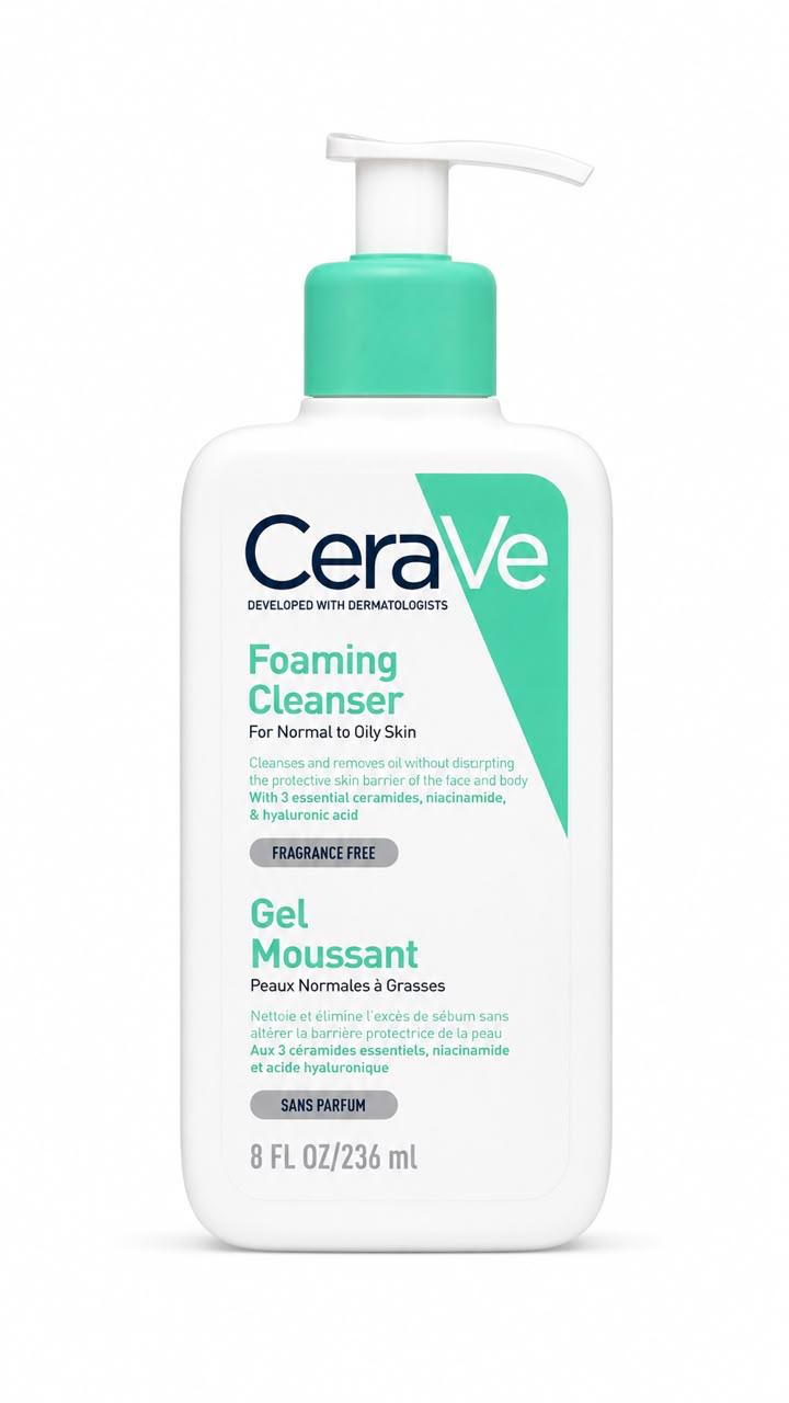 Ceravie - foaming gel (gel moussant ) -normal to oily skin -236 ml