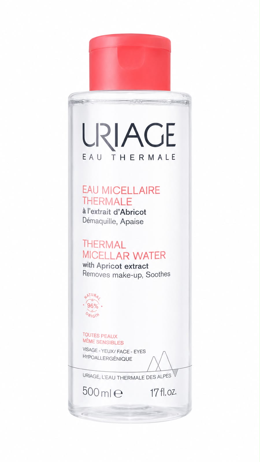 Uriage micellar water sensitive skin -face and eye -500ml