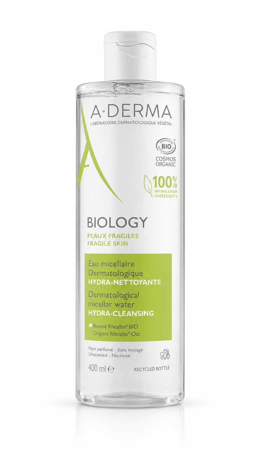 Aderma biology  dermatology micellar water -400ml - face and eye