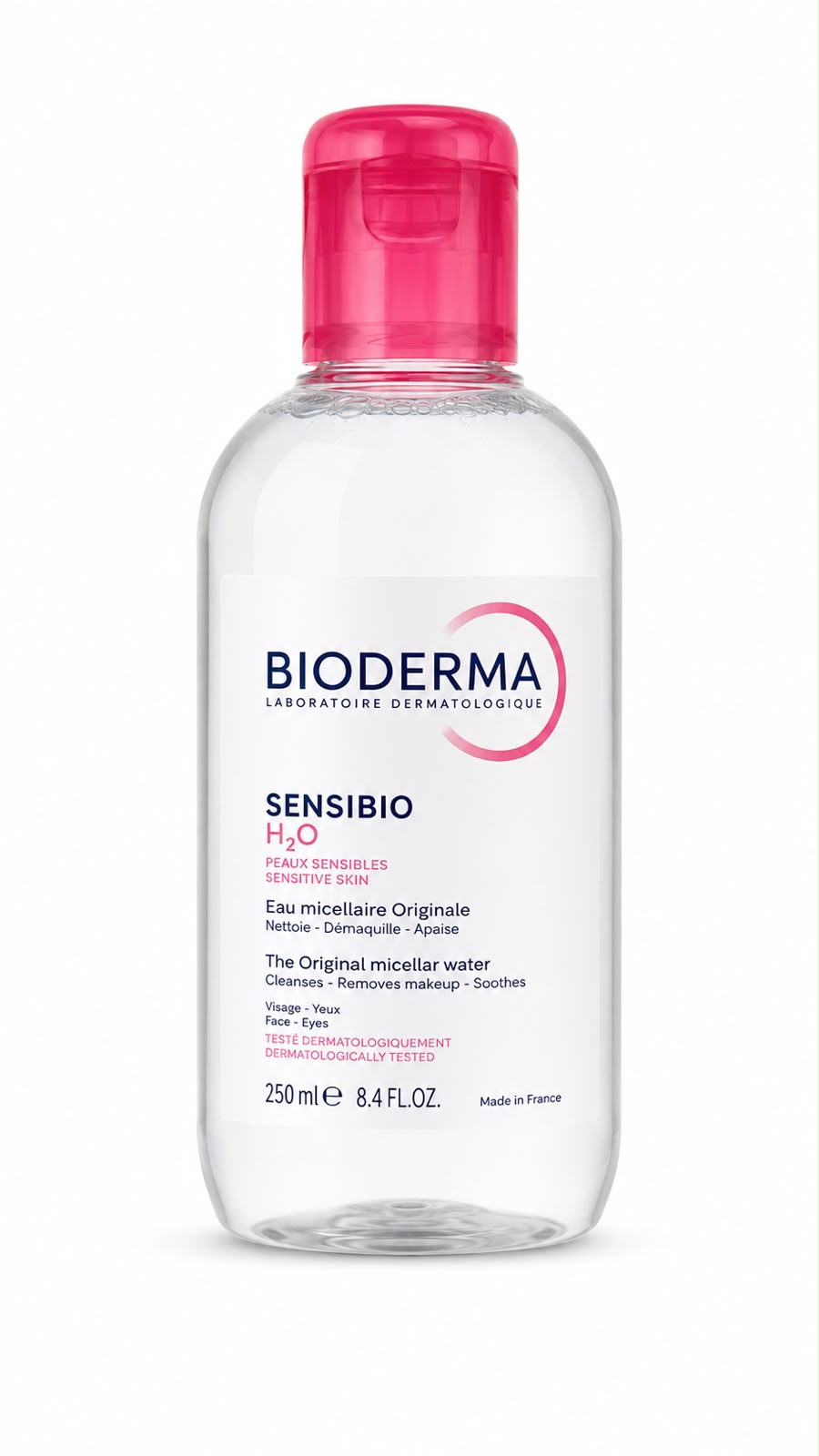 Bioderma sensibion h20 micellar water sensitive skin-sensitive skine - face and eye -250 ml