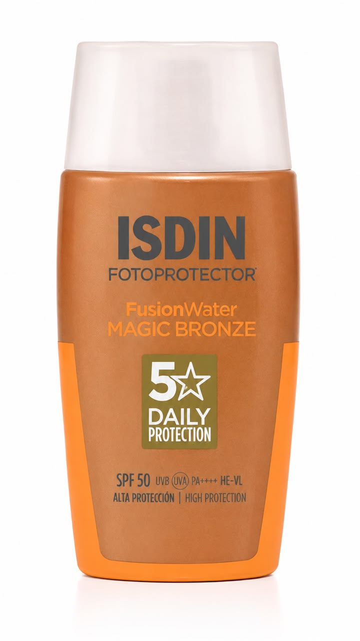 Isdin Fotoprotector fusion water magic bronze