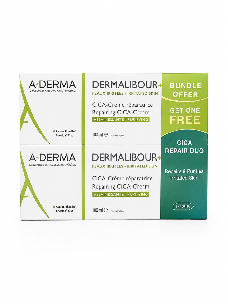 A-derma dermalibour cica cream  repair duo buy 1get 1