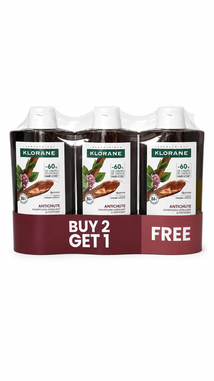 Klorane quinine 400ml buy 2 get 1