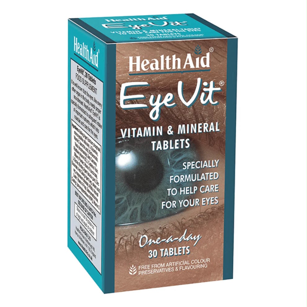 Health aid eyevit on a day vitamine and mineral tablets