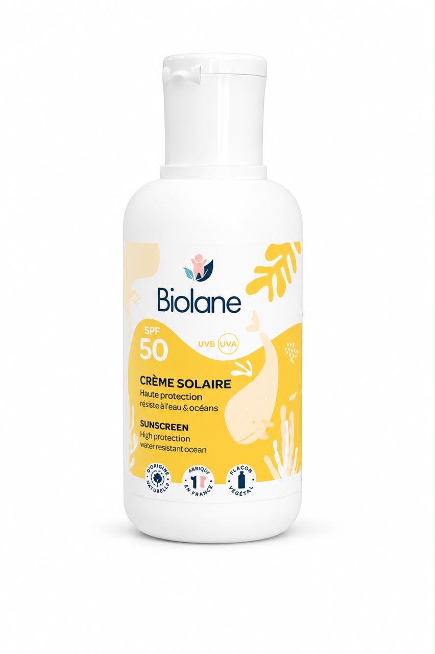 Biolane sunscreen high protection and water resistant