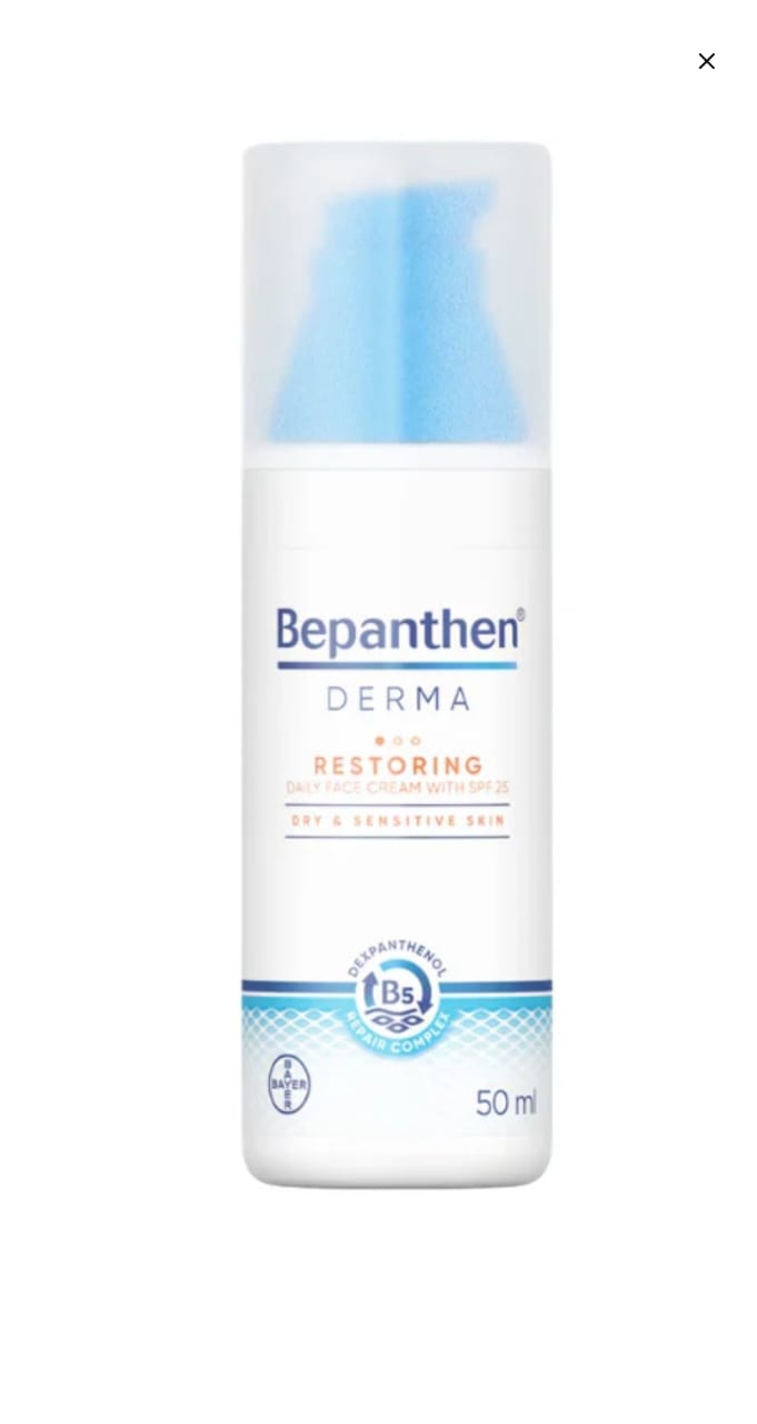 Be panthen  daily face hydrating cream restore SPF 25