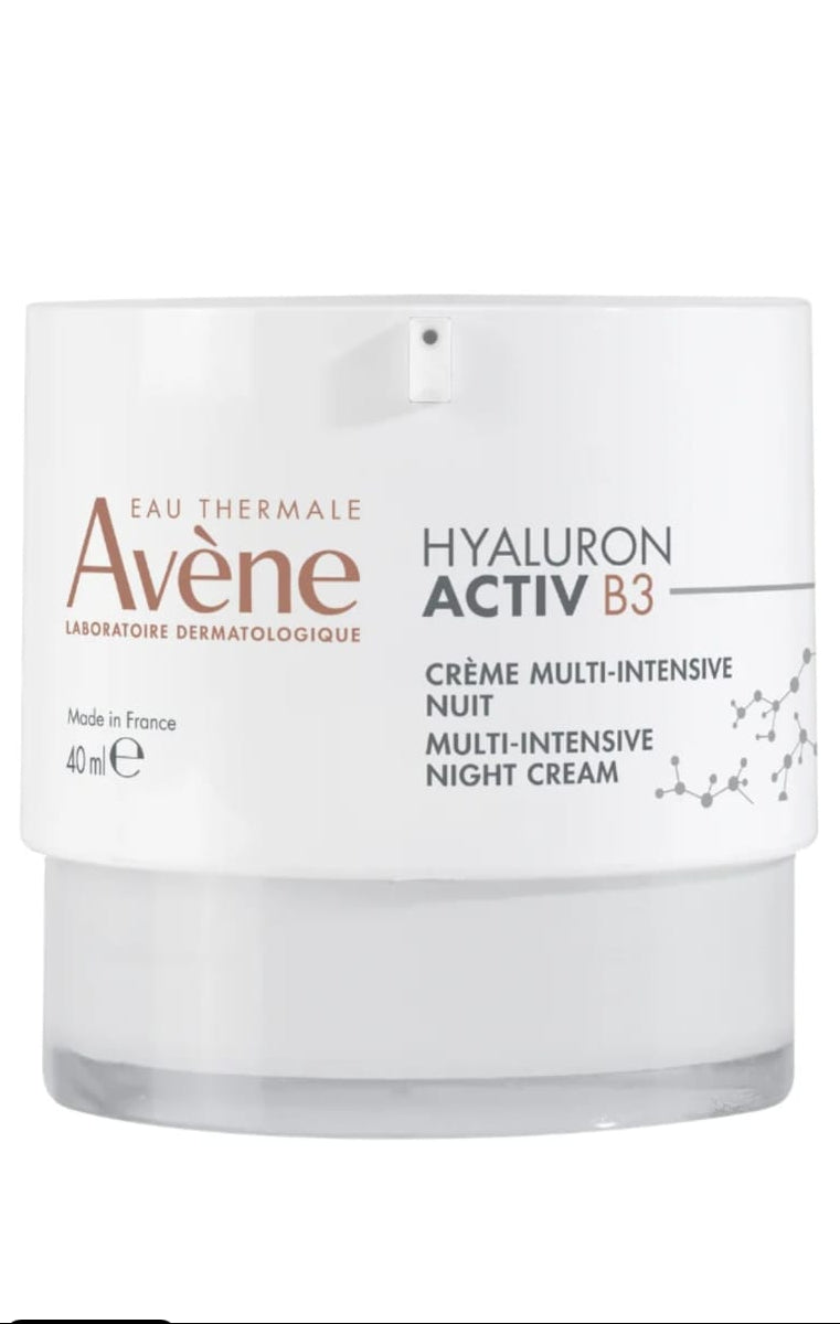 Avene active b3 hyaluron intensive night cream