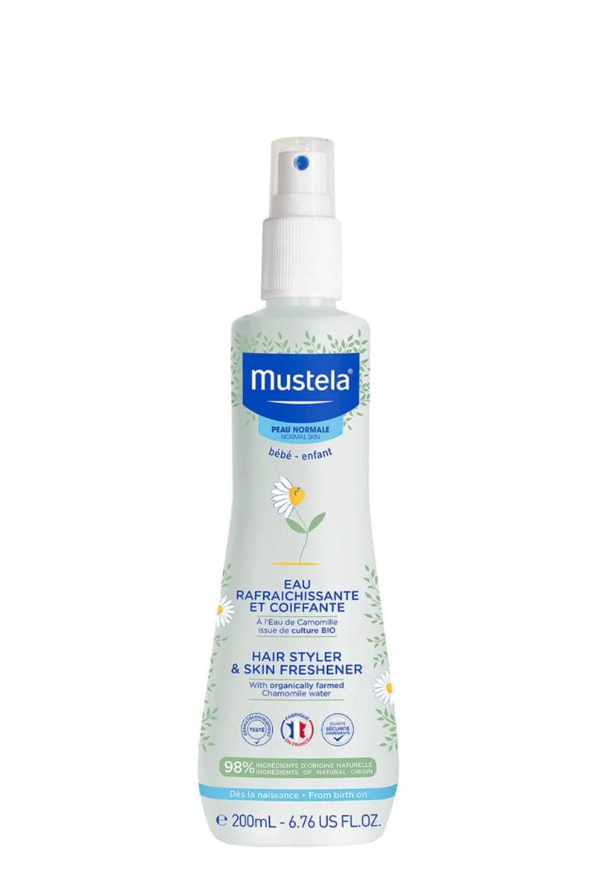 Mustela refreshes water hair and body 200ml
