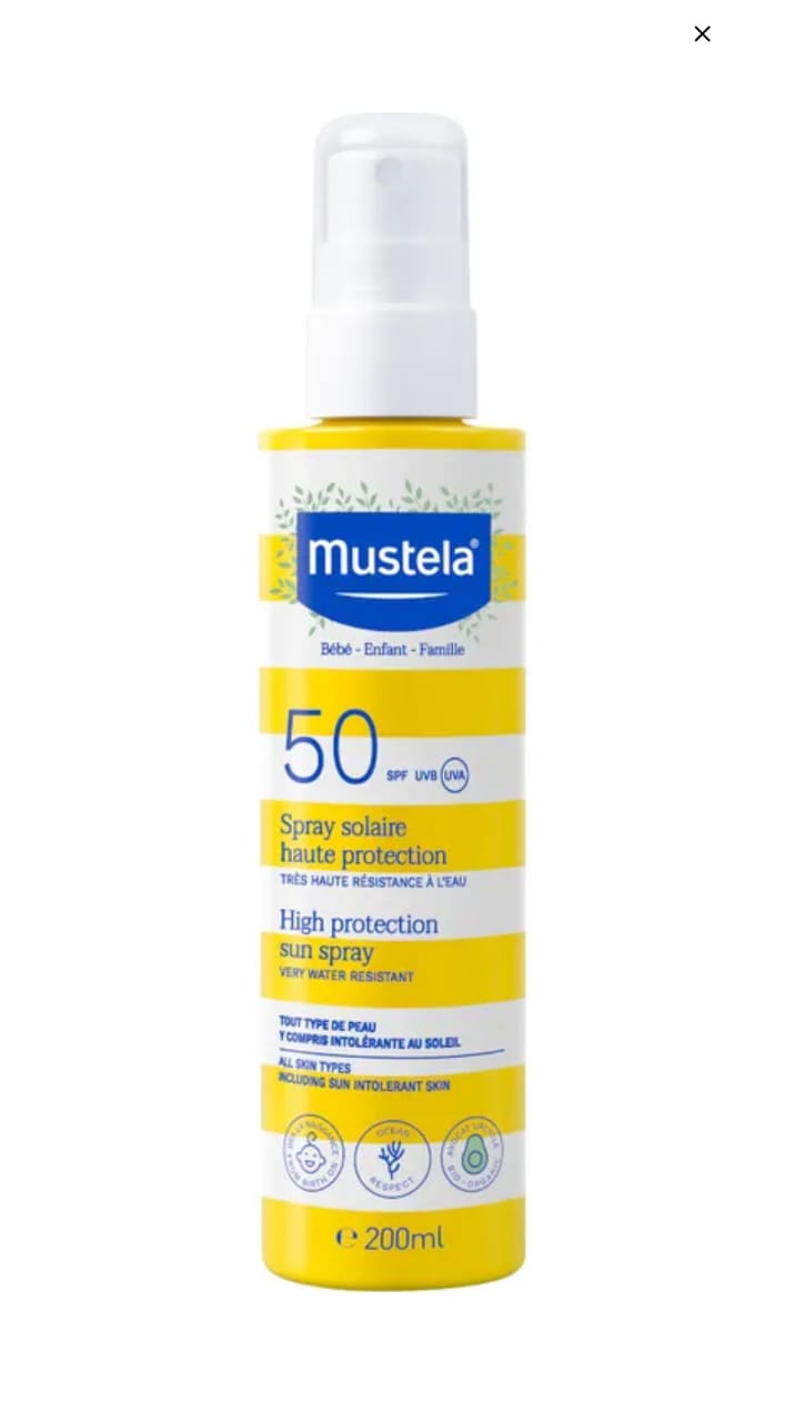 Mustela sun milk spray 200 ml