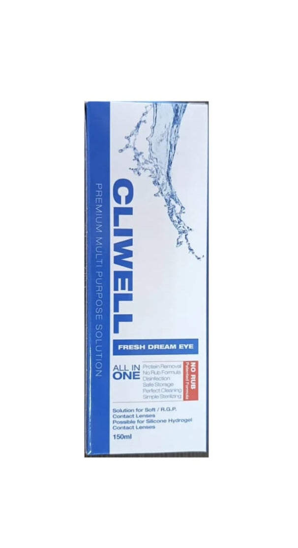 Cliwell eye lanses solution