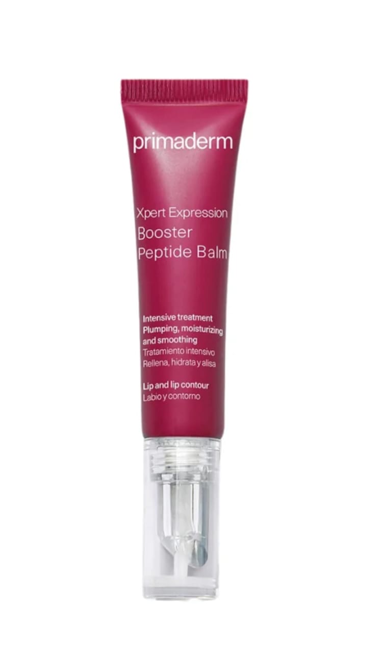 Primaderm lip balm with peptide booster