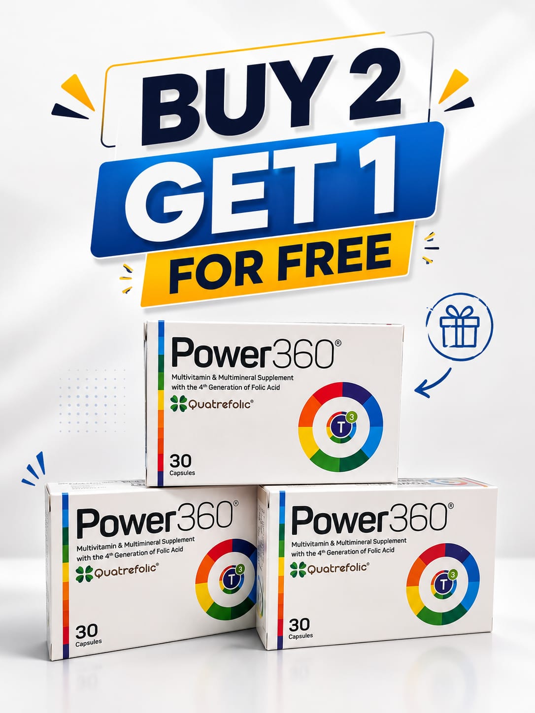 Buy 3 power 360 for $50